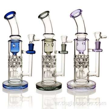 تصميم جديد عالي البورسليكات الزجاجية الأنابيب الإبداعية على شكل زجاج مرشح زجاجي أنابيب زجاجية ماء